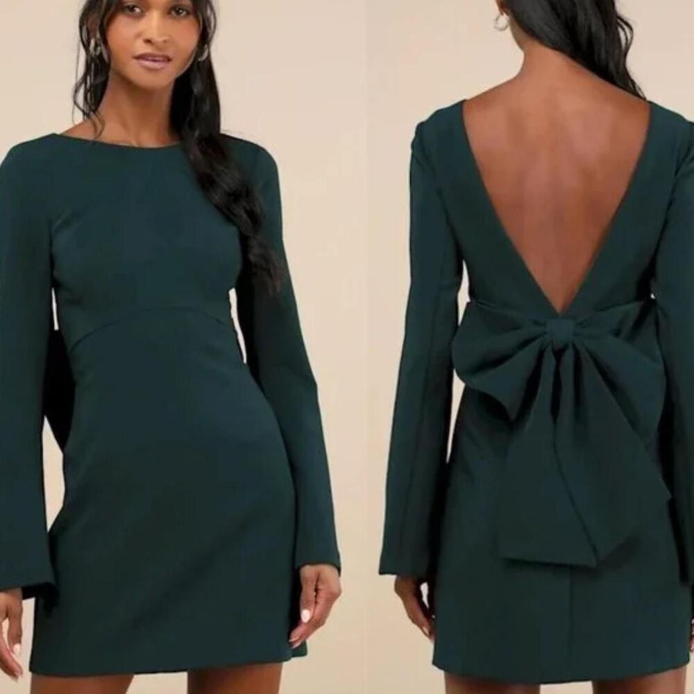 Lulus Women's Green and Blue Dress